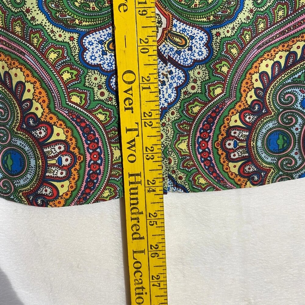 Robert Graham Womens Button-Up Shirt 12 Multicolor Mandala Paisley Flip Cuffs - Picture 7 of 7